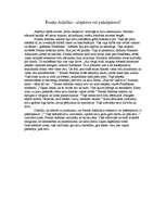 Eseja 'Andreja Upīša novele "Rožu slepkava"', 1.