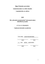 Referāts 'SIA "Jūrmalas namsaimnieks" dzīvojamās mājas siltināšanas projekts', 1.