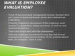 Prezentācija 'Employee Evaluation', 3.