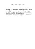 Eseja 'Ikdienas rituāli un maģiskā domāšana', 1.