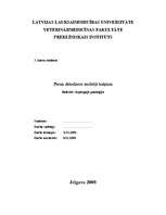 Referāts 'Piena dziedzeru audzēji kaķiem', 1.