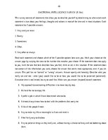 Diplomdarbs 'Emotional intelligence as one of the personality characteristic factors of the s', 46.