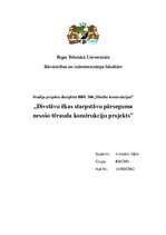 Paraugs 'Divstāvu ēkas starpstāvu pārseguma nesošo tērauda konstrukciju projekts', 1.