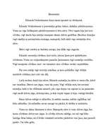 Eseja 'E.Veidenbauma dzeja manā izpratnē un vērtējumā', 1.