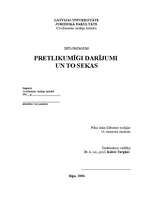 Diplomdarbs 'Pretlikumīgi darījumi un to sekas', 1.
