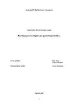 Referāts 'Pārtikas preču etiķetes un patērētāju tiesības', 1.