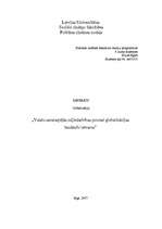 Referāts 'Valstu savstarpējās mijiedarbības procesi globalizācijas tendenču ietvaros', 1.