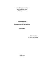 Diplomdarbs 'Stresa situācijas sākumskolā', 4.