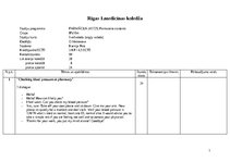 Prakses atskaite 'Angļu valoda (prakse aptiekā)', 1.