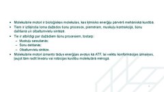 Prezentācija 'Molekulārie motori, to pielietojuma iespējas medicīnā', 4.