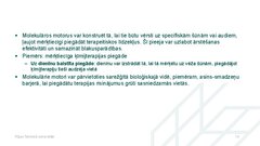 Prezentācija 'Molekulārie motori, to pielietojuma iespējas medicīnā', 14.