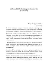 Konspekts 'Psihoanalītiski orientētās personības teorijas(Ē.Fromms)', 1.