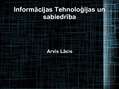 Prezentācija 'Informāciju tehnoloģijas un sabiedrība', 1.