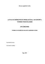 Diplomdarbs 'Latvija kā mērķtirgus Grieķijas salu un kūrortu tūrisma piedāvājumam', 1.