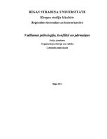 Konspekts 'Vadīšanas psiholoģija, konflikti un pārmaiņas', 1.