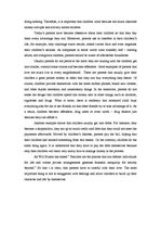 Eseja 'Care Killed the Cat', 2.