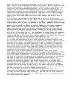 Eseja 'My Vision of Tommorrow', 1.