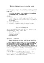 Konspekts 'Ekonomiskās sistēmas', 1.
