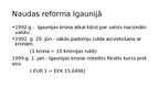 Prezentācija 'Naudas reformas Latvijā 20. un 90.gados', 9.