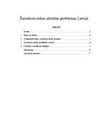 Referāts 'Žurnālista ētikas aktuālās problēmas Latvijā', 1.