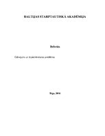 Referāts 'Galvojums un tā piemērošanas problēmas', 1.