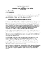 Eseja 'Rūdolfa Blaumaņa novele "Purva bridējs" un luga "Indrāni". Paaudžu konflikta atk', 1.