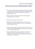 Konspekts 'Situācijas, kad man visbiežāk rodas stress', 1.