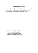 Konspekts 'Literatūras žanri', 9.