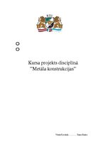 Paraugs 'Metāla konstrukcijas', 1.