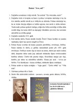 Konspekts 'Rainis ''Ave sol!"', 1.