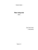 Referāts 'Mani vaļasprieki', 1.