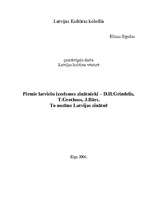 Referāts 'Pirmie latviešu izcelsmes zinātnieki', 1.