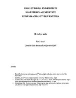 Eseja 'Ievads tīklu komunikācijas teorijās', 1.