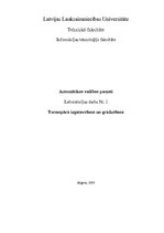 Paraugs 'Termopāra izgatavošana un graduēšana', 1.