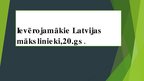 Prezentācija 'Ievērojamākie Latvijas mākslinieki 20.gs.', 1.