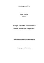 Referāts 'Eiropas Savienības vispārējā tiesa', 1.