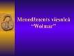 Prezentācija 'Menedžments viesnīcā "Wolmar"', 1.