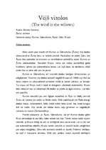 Eseja 'K.Greiems "Vējš vītolos"', 1.