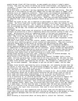 Eseja 'Book Report on A Very Private Life by Michael Frayn', 2.