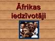Prezentācija 'Āfrikas iedzīvotāji', 1.