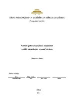 Diplomdarbs 'Gribas īpašību sekmēšana rokdarbos vecākā pirmsskolas vecuma bērniem', 1.