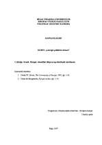 Konspekts 'Eiropas vienotības ideja un apvienošanās aizsākumi', 1.