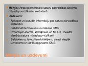 Paraugs 'Saturu pārvaldības sistēmu izvēle Web lapu izstrādē', 26.
