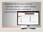 Paraugs 'Saturu pārvaldības sistēmu izvēle Web lapu izstrādē', 27.