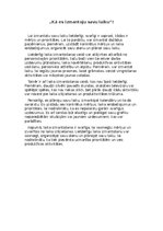 Eseja 'Kā es izmantoju savu laiku', 1.