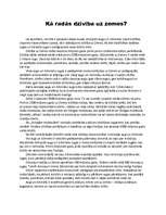 Eseja 'Kā radās dzīvība uz zemes?', 1.