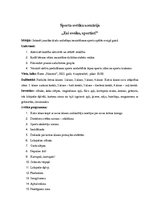 Konspekts 'Sporta svētku scenārijs', 1.