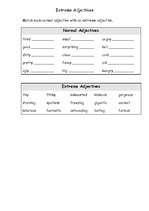 Konspekts 'Adjectives', 1.