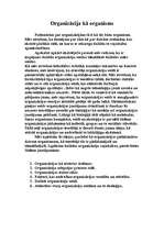 Eseja 'Organizācija kā organisms', 1.