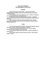 Eseja 'Anna Sakse "Pienenīte". Tēlu psiholoģiskais raksturojums', 1.